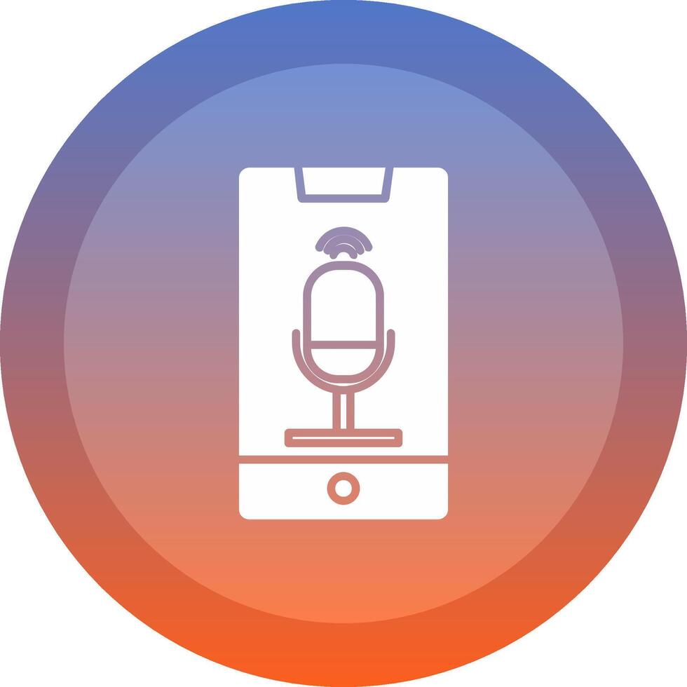 Voice Control Icon Symbol Art Sign vector