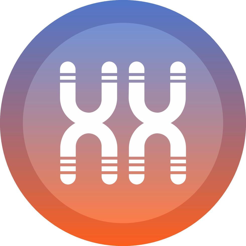 Chromosome Icon Symbol Art Sign vector