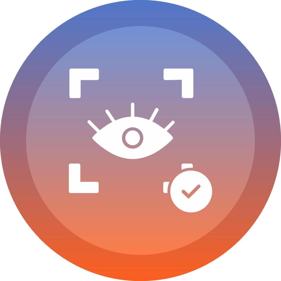 Eye Recognition Icon Symbol Art Sign vector