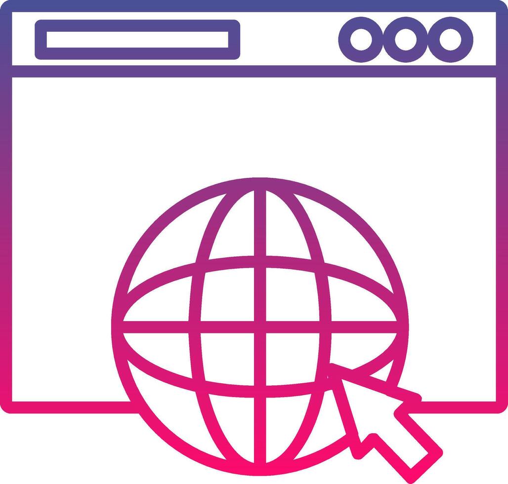 Web Page Creative Icon Symbol Art Sign vector