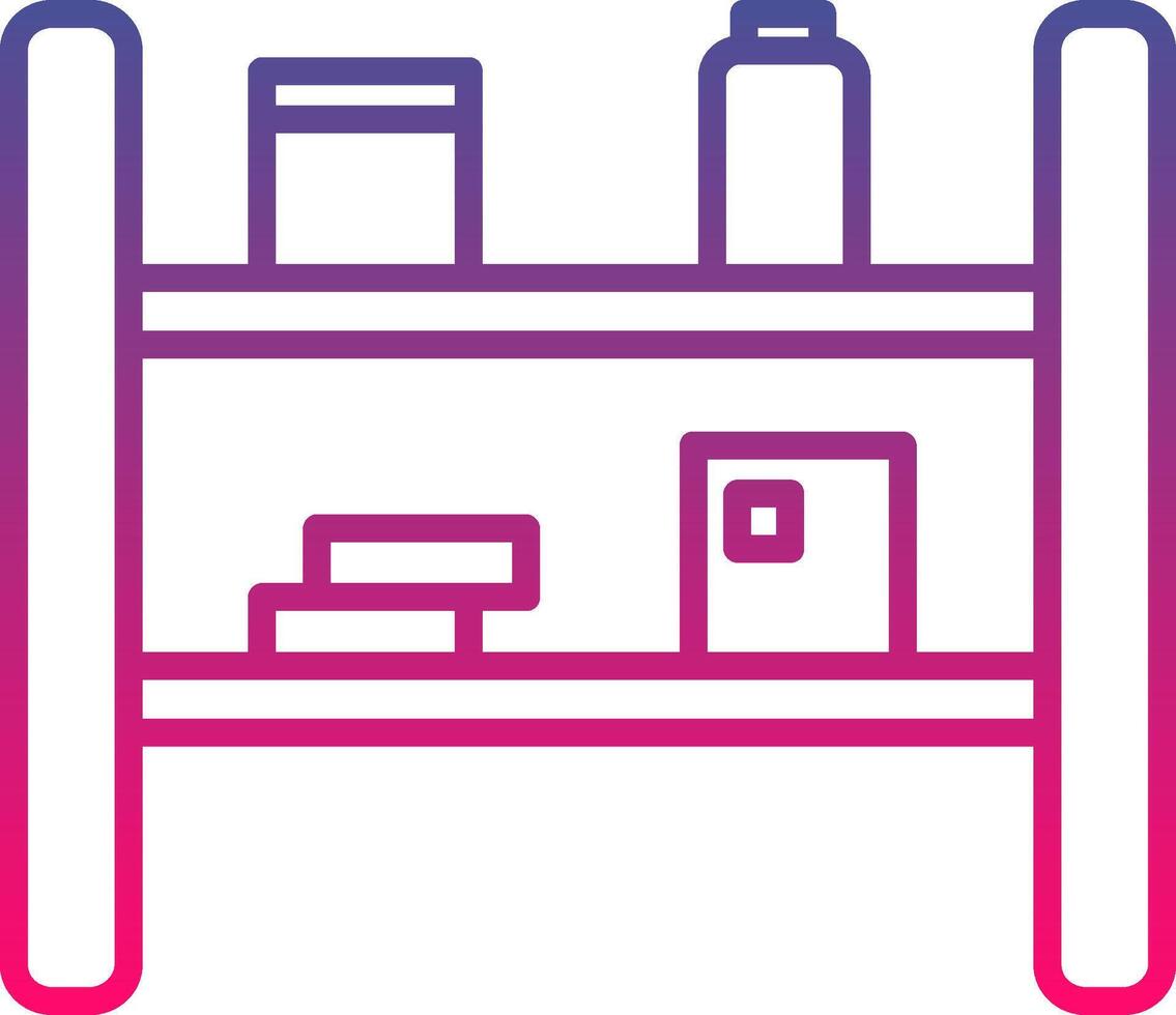 Shelves Icon Symbol Art Sign vector