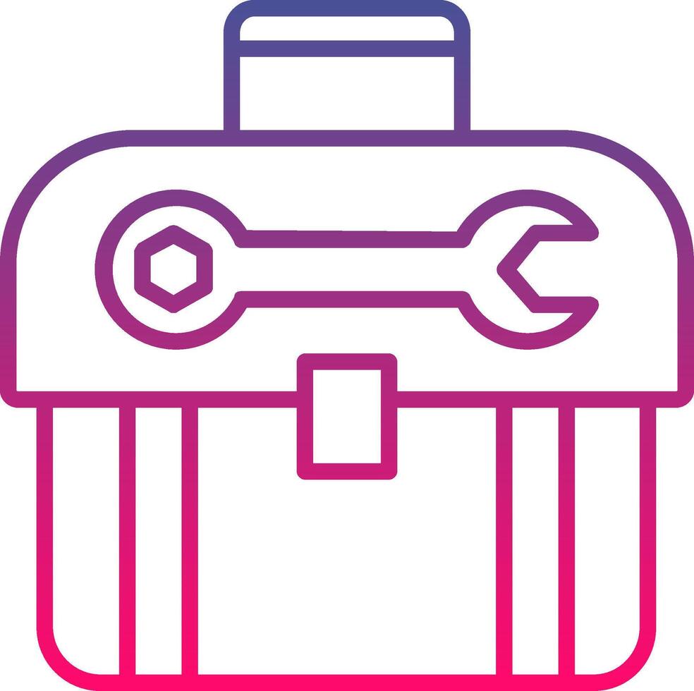 Toolbox Icon Symbol Art Sign vector
