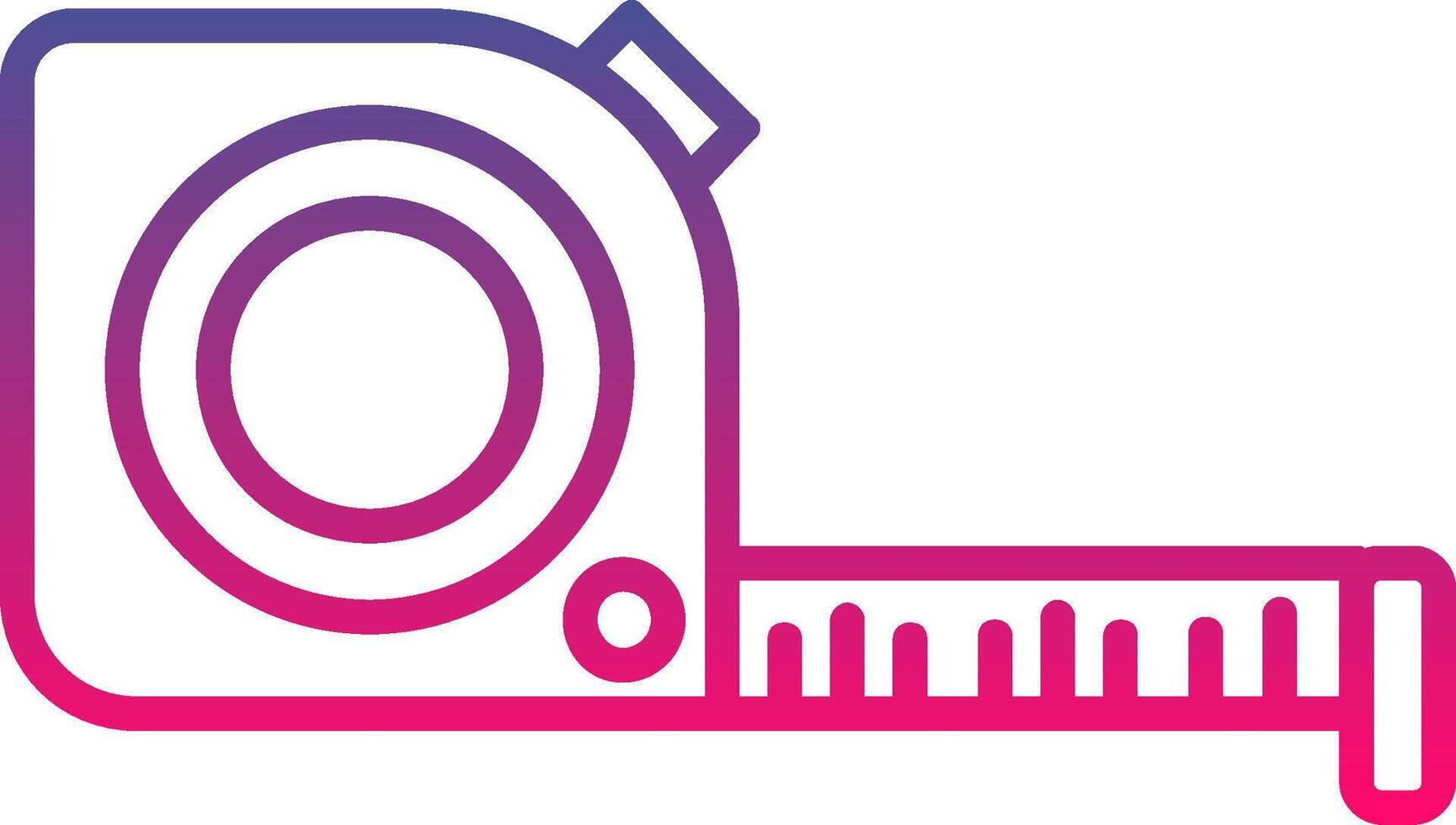 Tape Measure Creative Icon Symbol Art Sign vector
