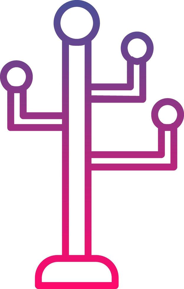Coat Rack Icon Symbol Art Sign vector