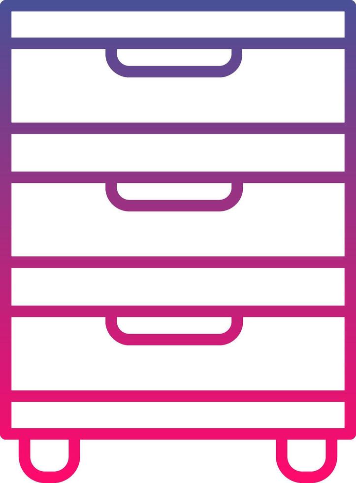 Cabinet Icon Symbol Art Sign vector