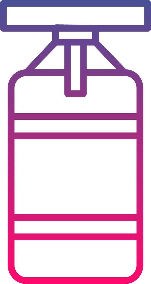 Punching Bag Icon Symbol Art Sign vector