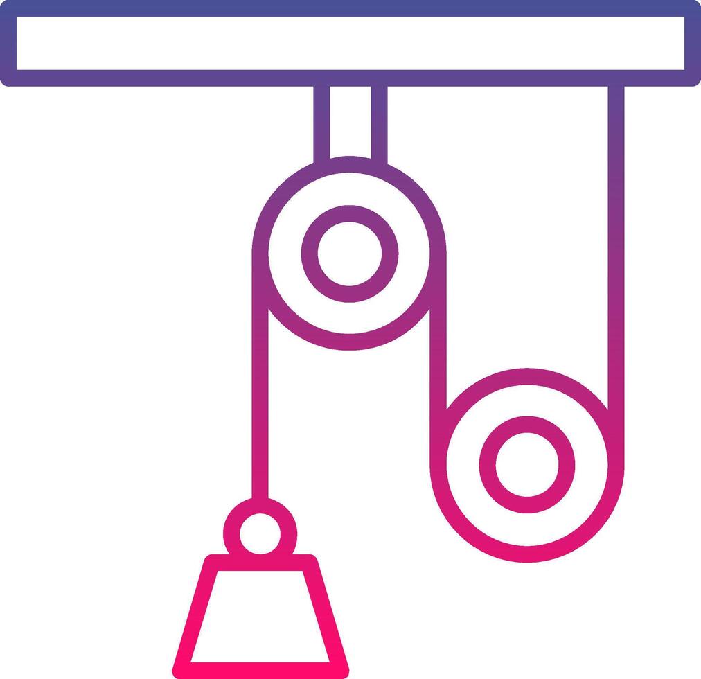 Pulley Icon Symbol Art Sign vector