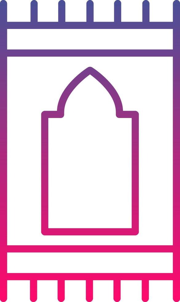 Sajadah Icon Symbol Art Sign vector