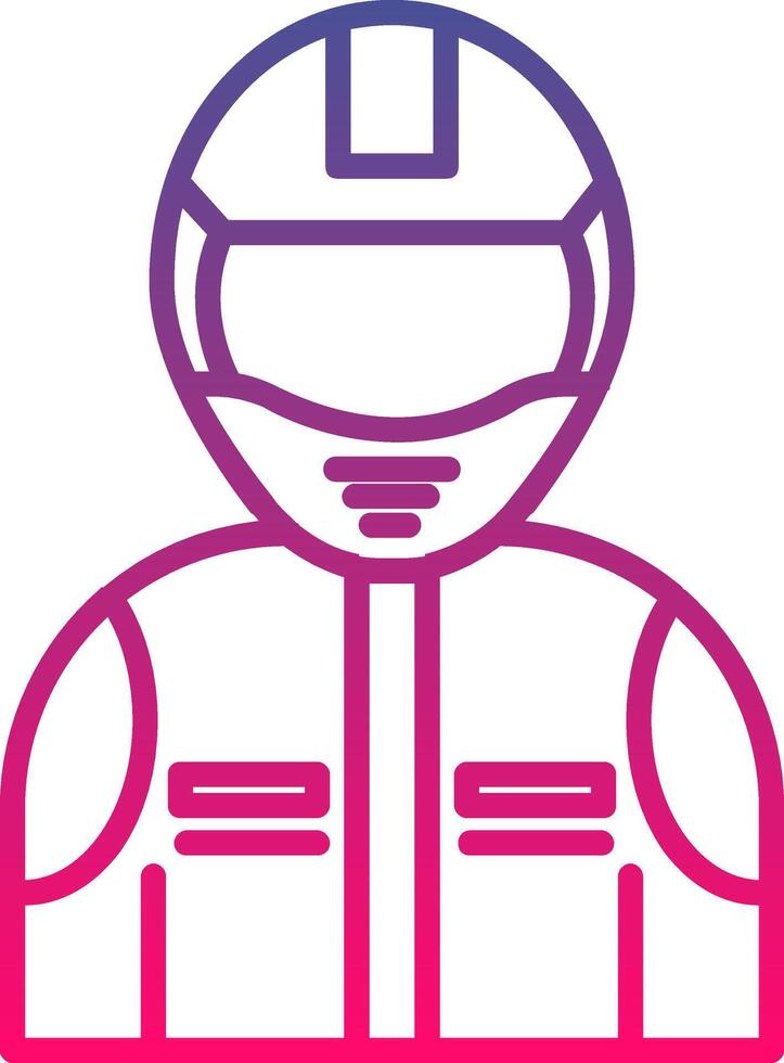 Racer Creative Icon Symbol Art Sign vector