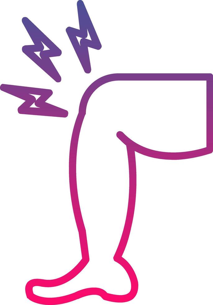 Pain Icon Symbol Art Sign vector