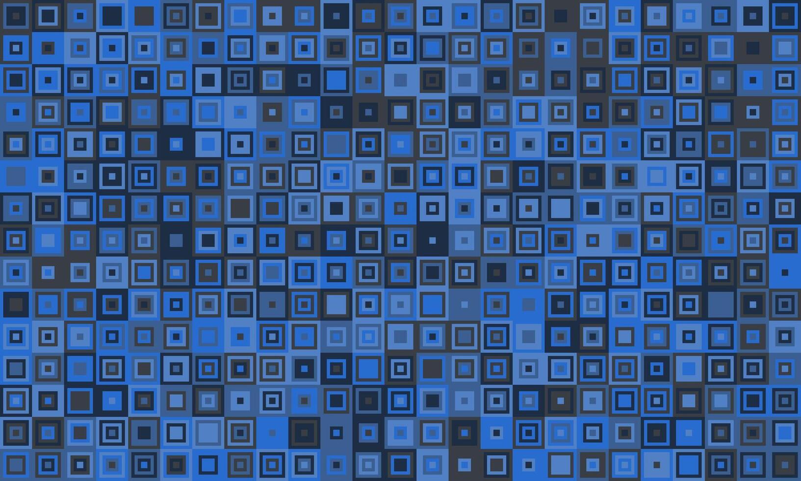 a blue and black background with squares vector