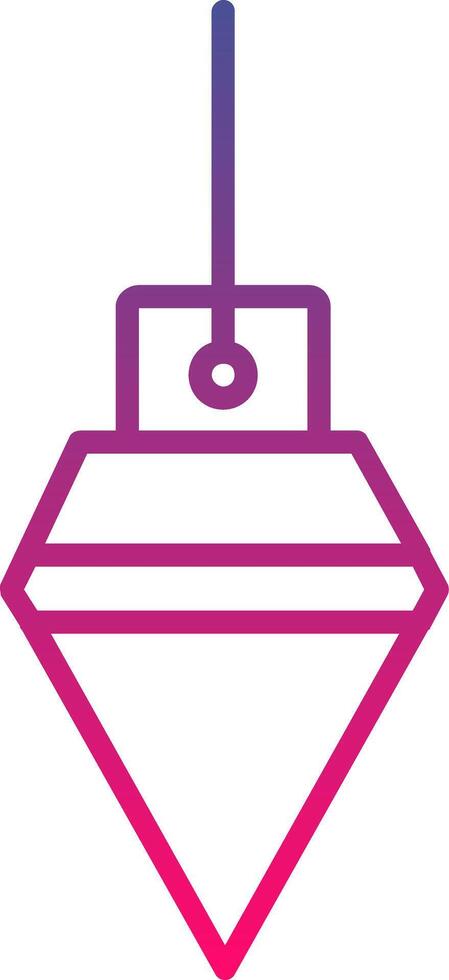 Plumb Bob Icon Symbol Art Sign vector