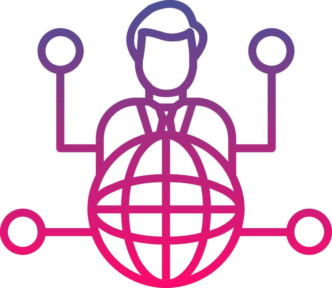 Outsource Icon Symbol Art Sign vector