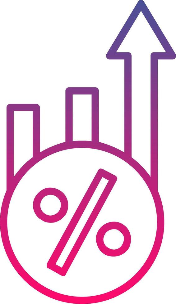 Increase Creative Icon Symbol Art Sign vector