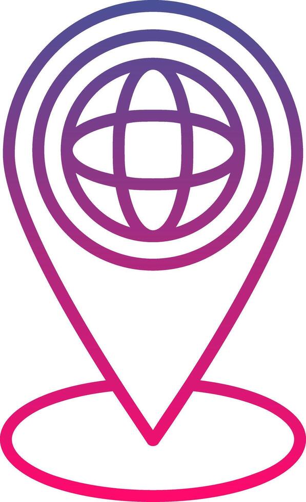 Geospatial Technology Icon Symbol Art Sign vector