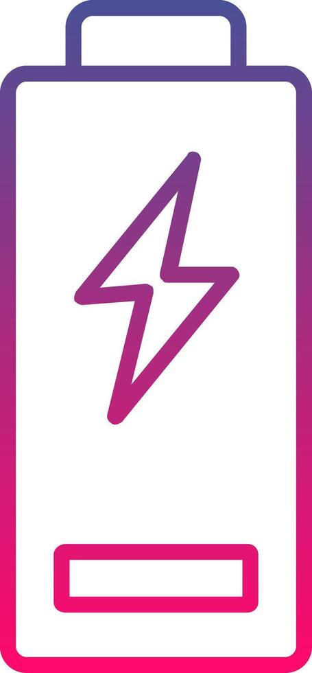 Low Battery Icon Symbol Art Sign vector
