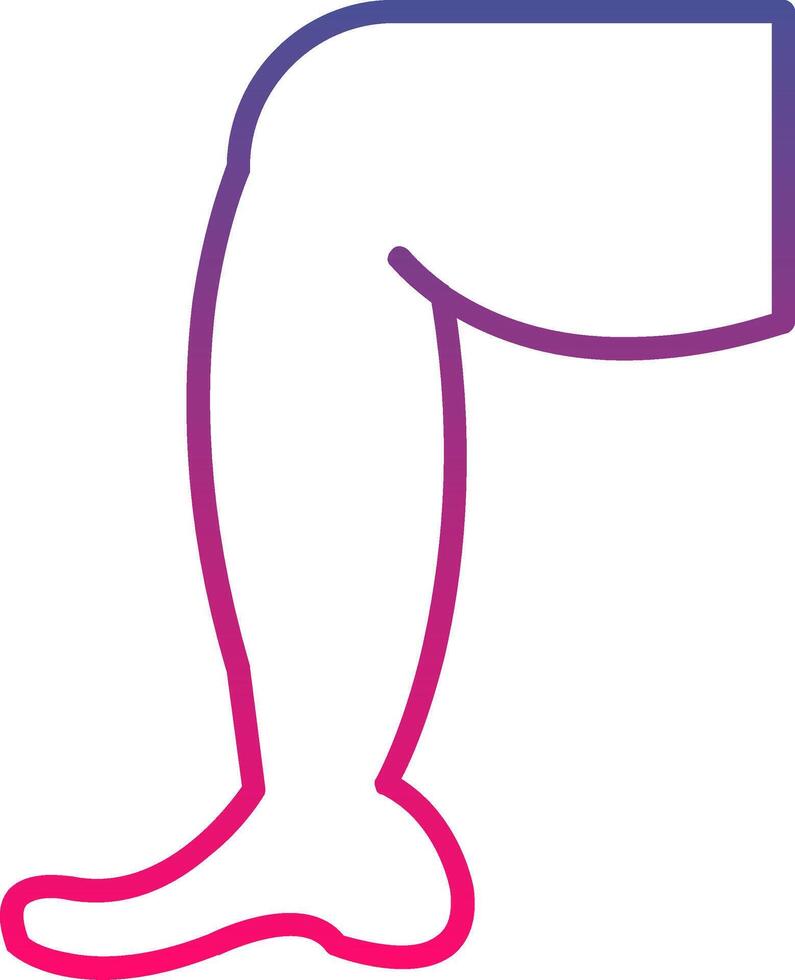 Leg Icon Symbol Art Sign vector
