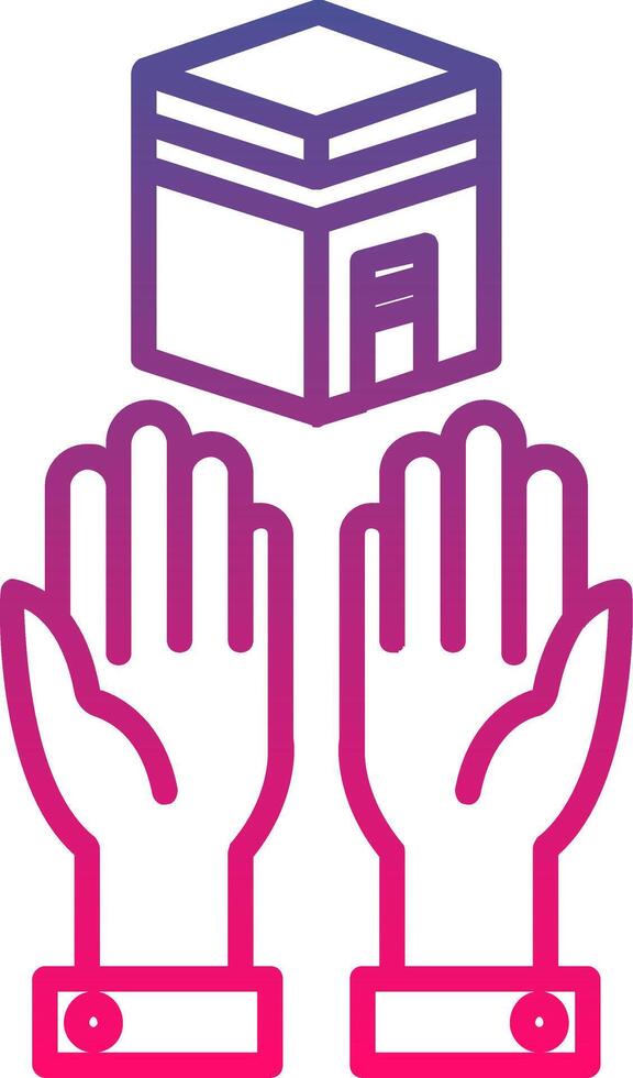 Prayer Icon Symbol Art Sign vector