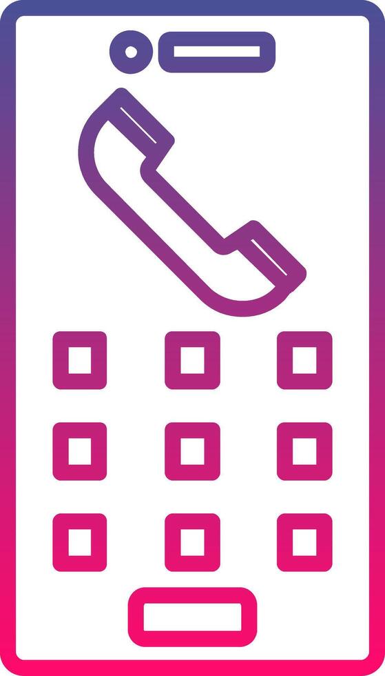 Keypad Icon Symbol Art Sign vector