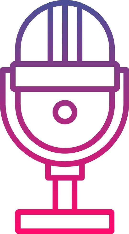 Microphone Icon Symbol Art Sign vector