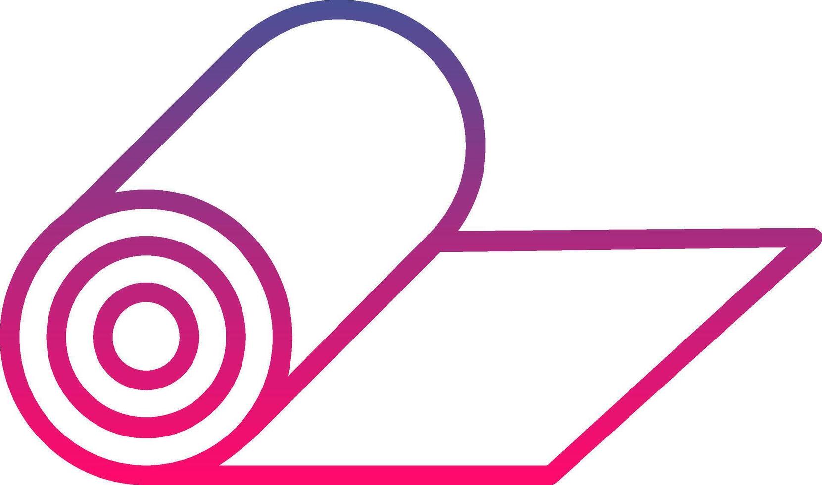 Gym Mat Icon Symbol Art Sign vector