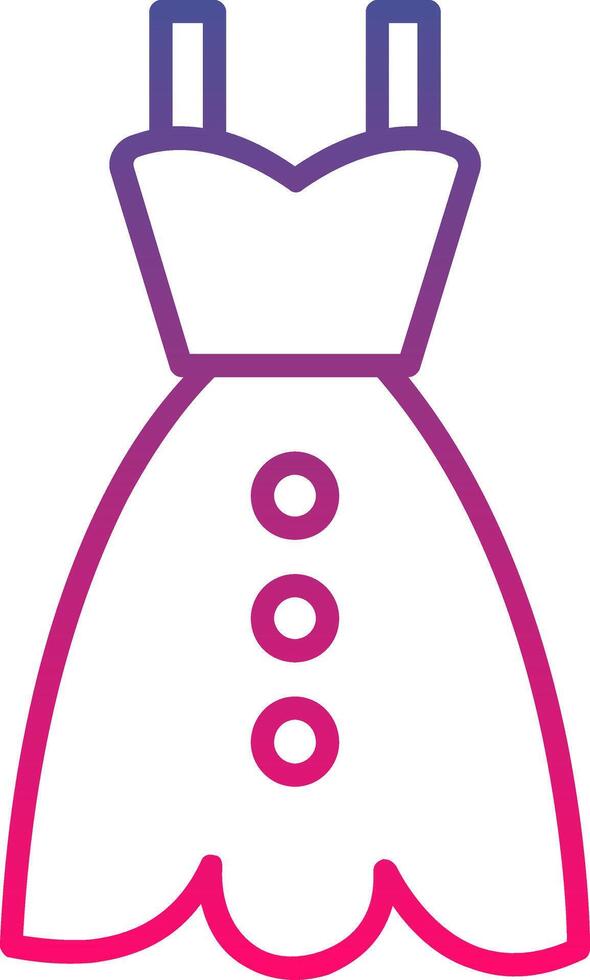 Dress Icon Symbol Art Sign vector