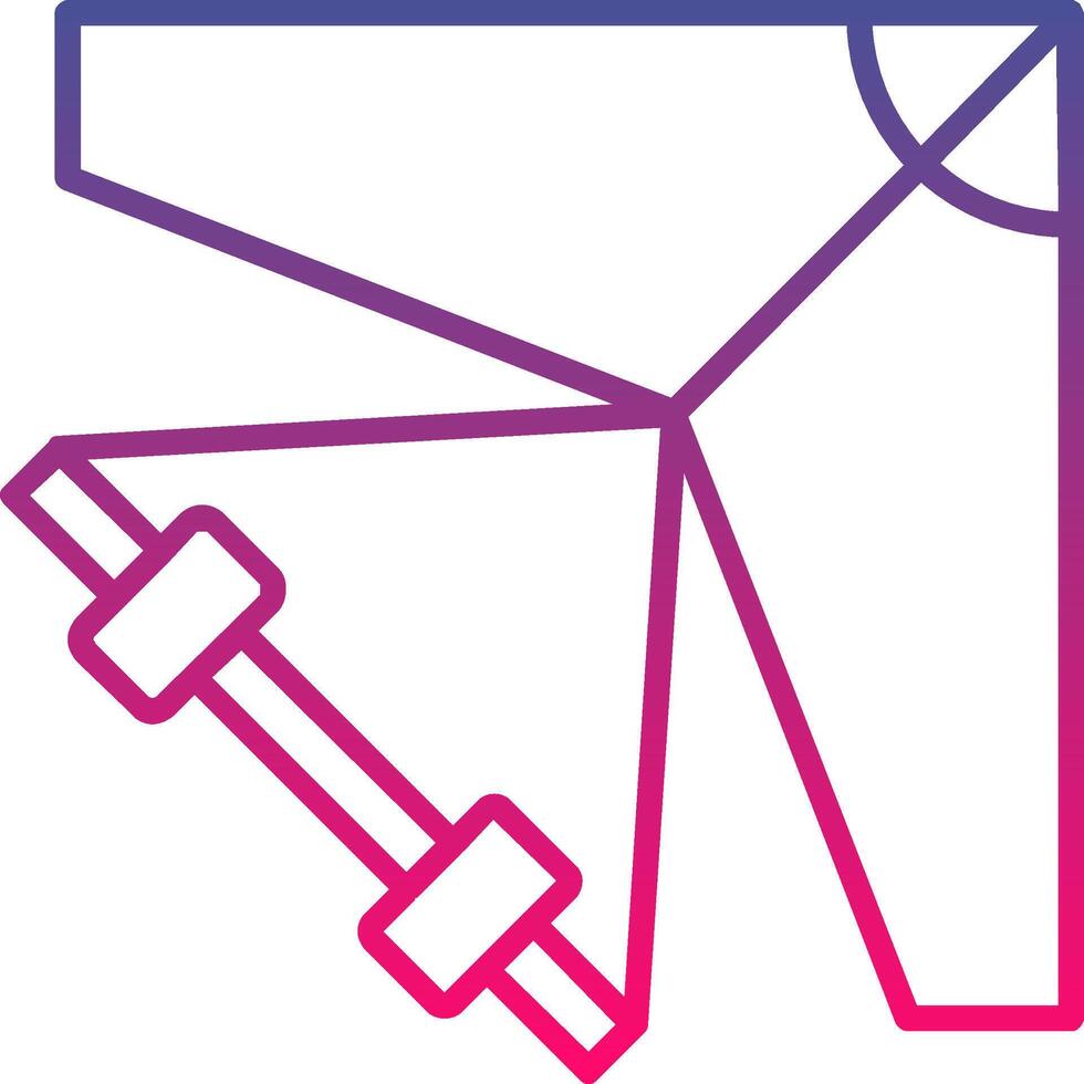 Glider Creative Icon Symbol Art Sign vector