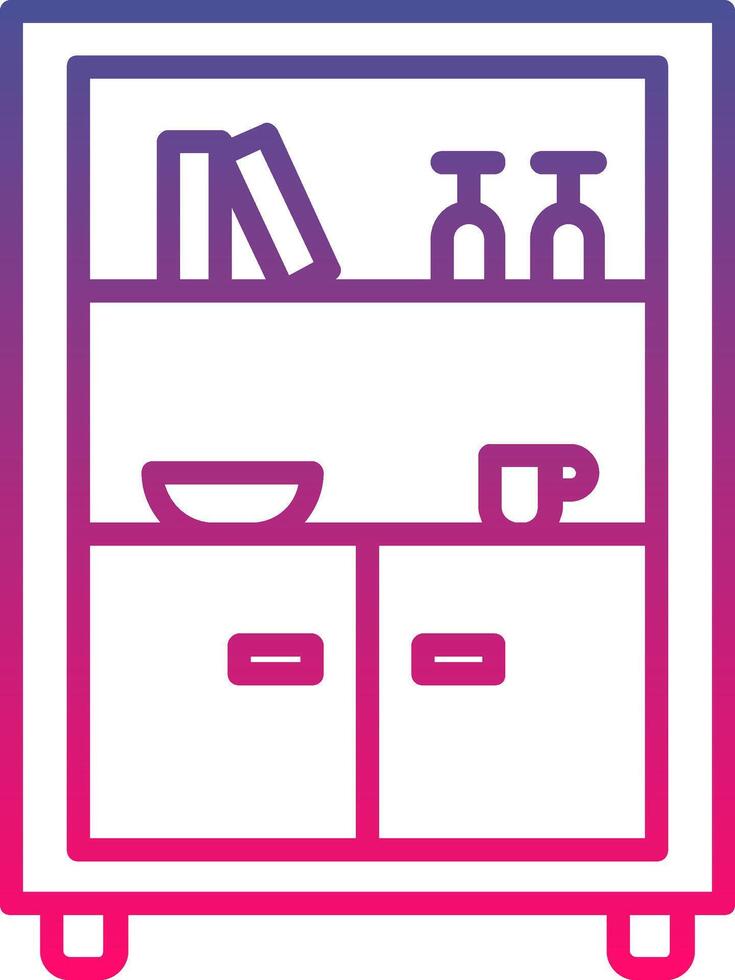 Display Case Icon Symbol Art Sign vector