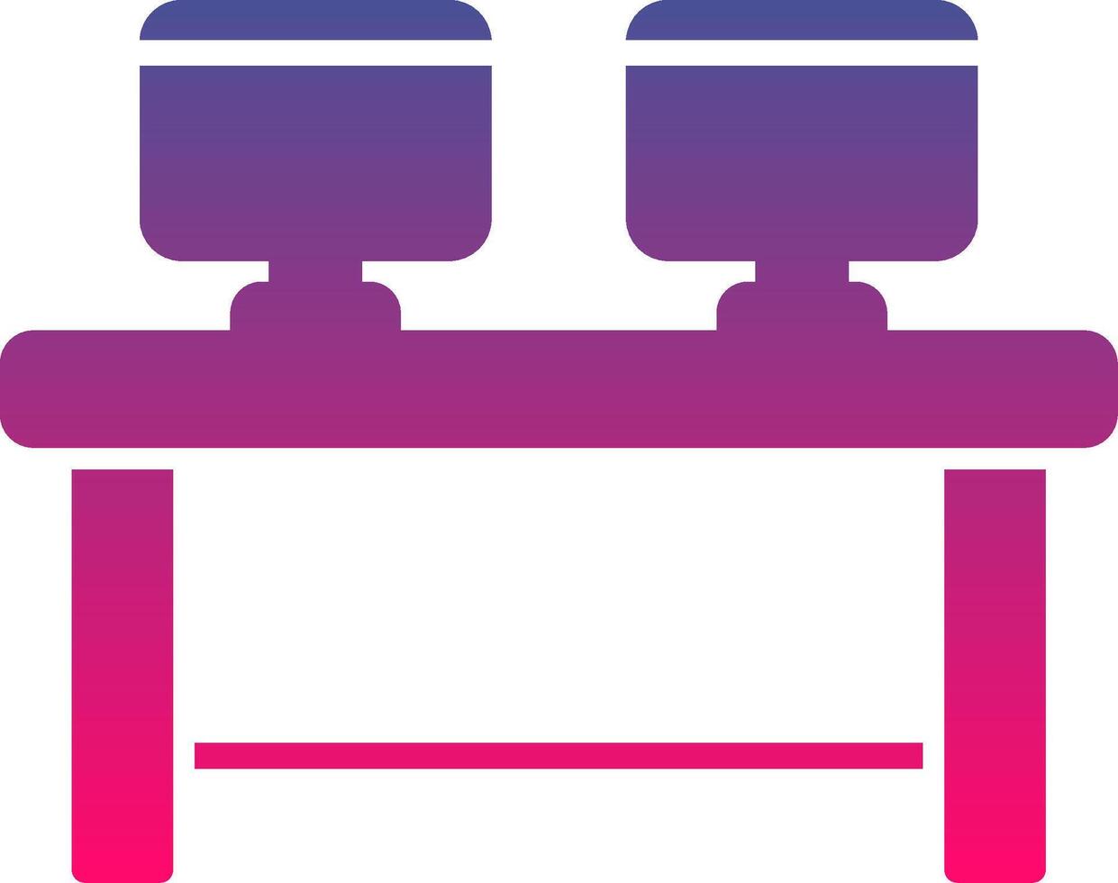 Work Table Creative Icon Symbol Art Sign vector