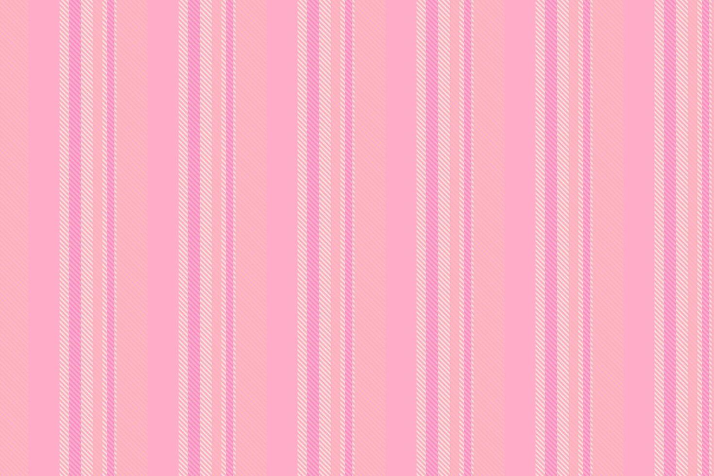 Harge background lines vertical, repeat stripe fabric seamless. I960s texture pattern textile in red and light colors. vector