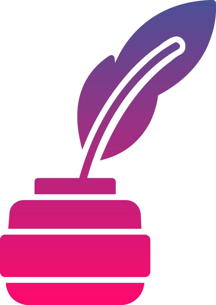 Quill Creative Icon Symbol Art Sign vector