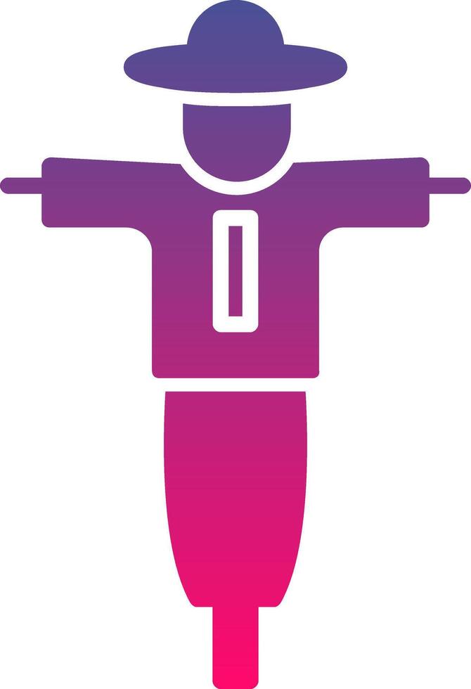 Scarecrow Creative Icon Symbol Art Sign vector