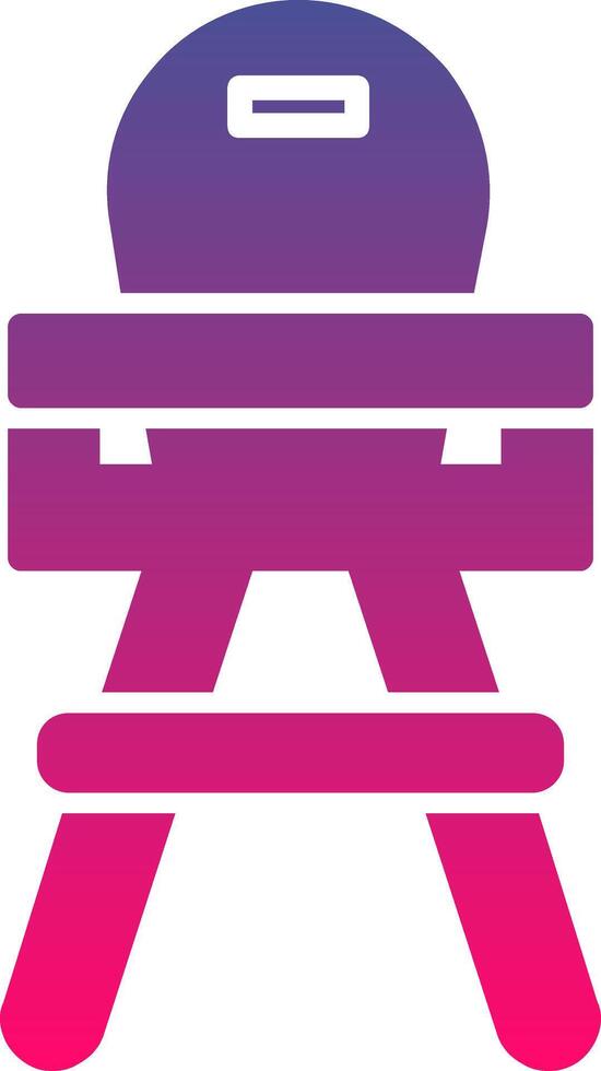 High Chair Creative Icon Symbol Art Sign vector
