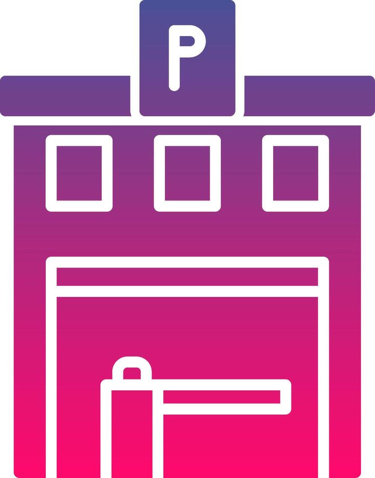 Parking Creative Icon Symbol Art Sign vector