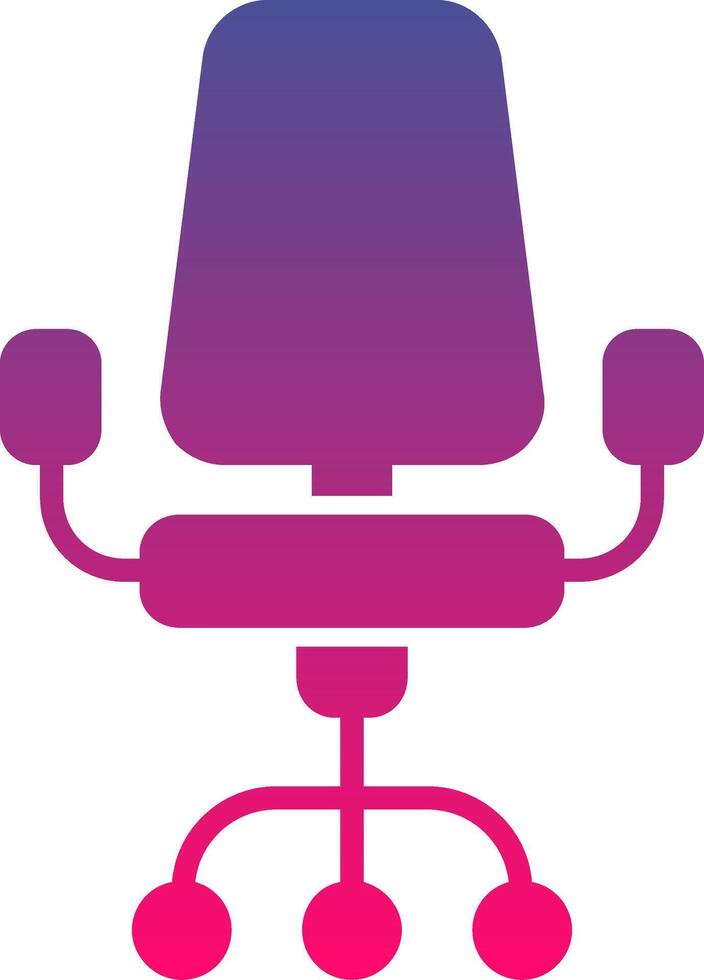 Desk Chair Creative Icon Symbol Art Sign vector