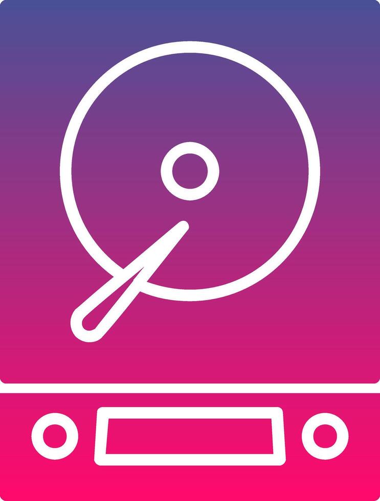 Harddisk Creative Icon Symbol Art Sign vector