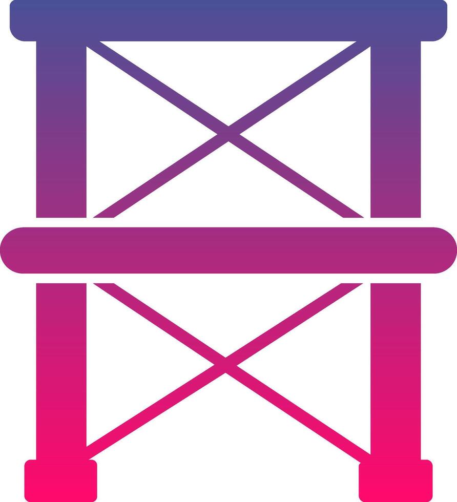 Scaffolding Creative Icon Symbol Art Sign vector