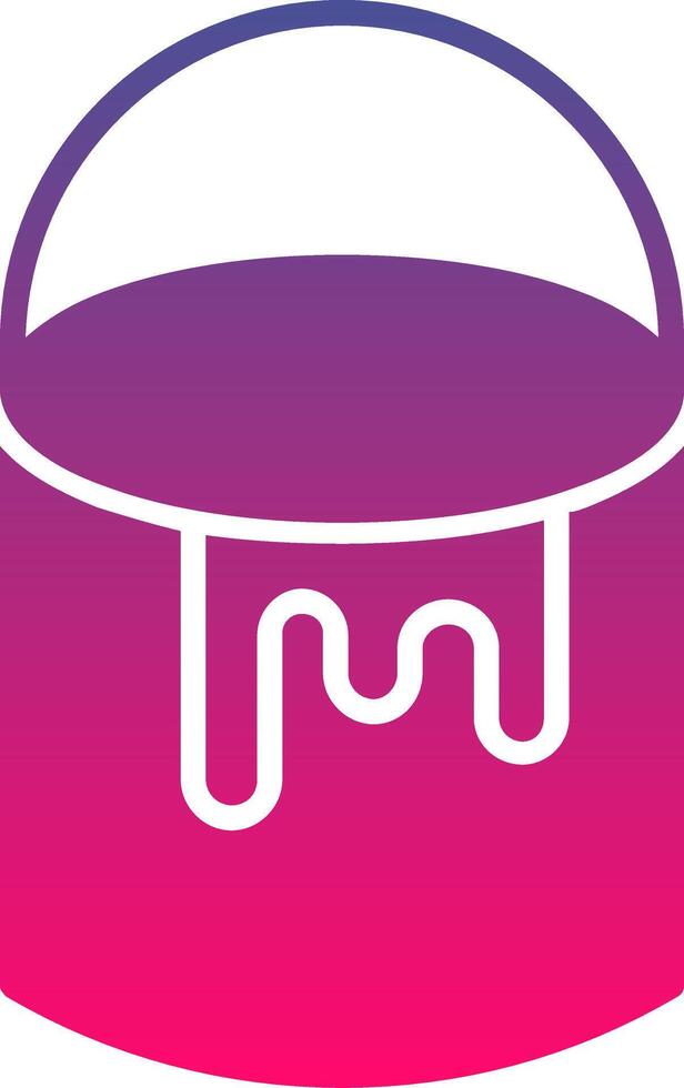 Paint Bucket Creative Icon Symbol Art Sign vector