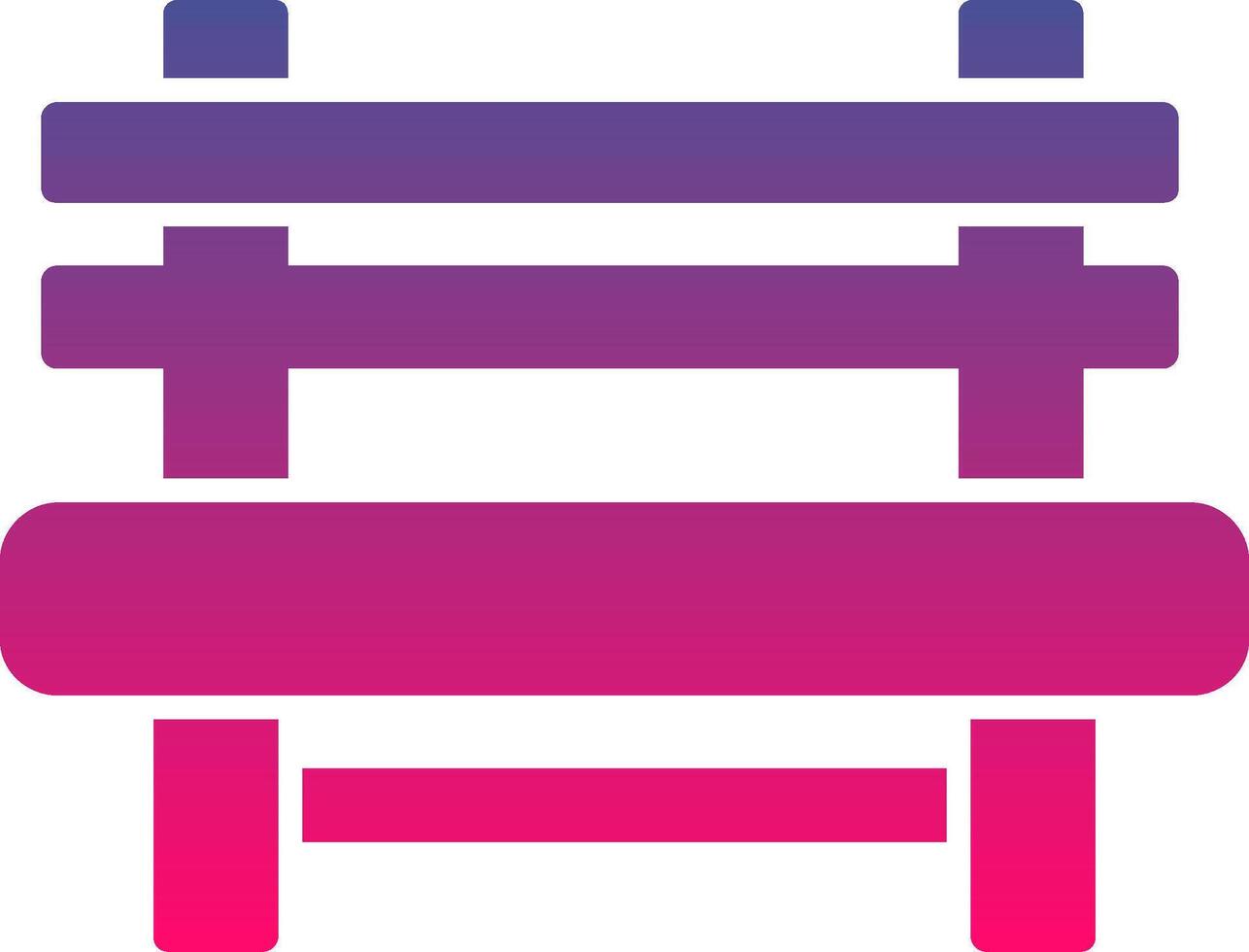 Bench Creative Icon Symbol Art Sign vector