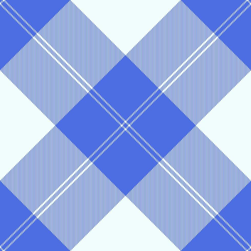 Elegant blue and white plaid pattern. Perfect for textile design, website backgrounds, or crafting projects. This clean, minimalist design evokes feelings of freshness and sophistication. vector