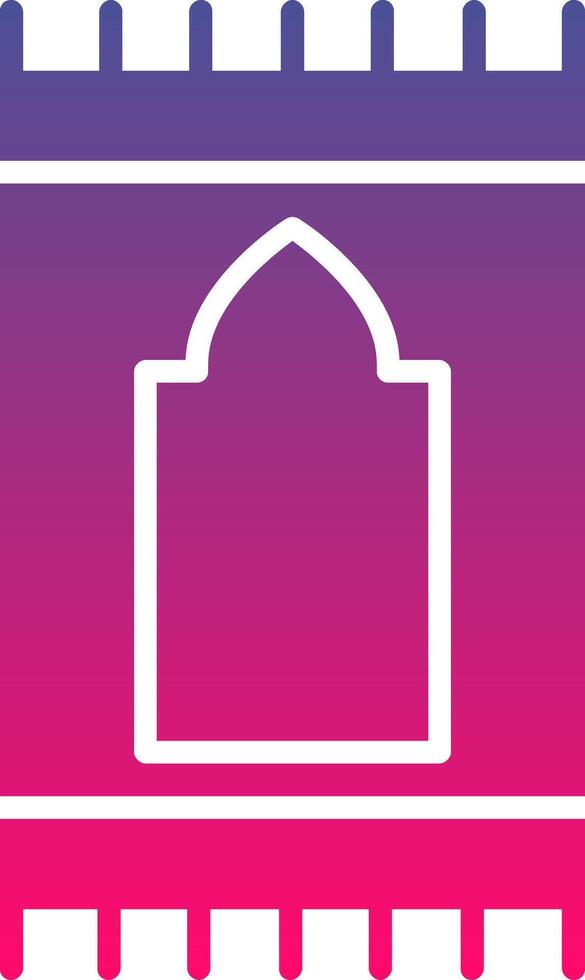 Sajadah Creative Icon Symbol Art Sign vector