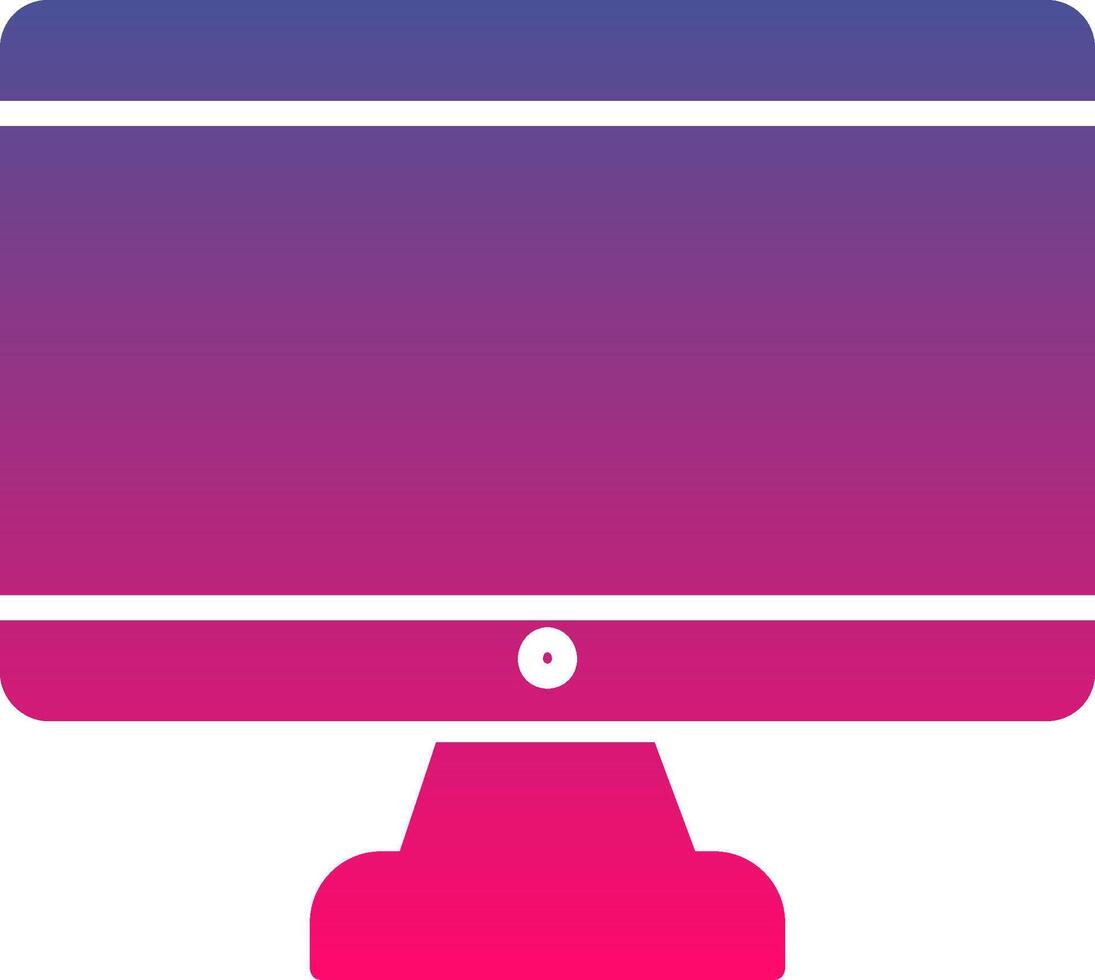 Monitor Screen Creative Icon Symbol Art Sign vector