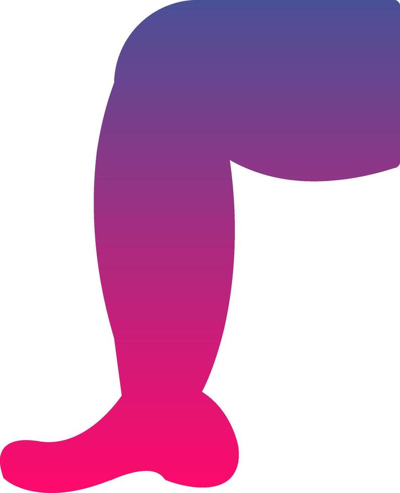Leg Creative Icon Symbol Art Sign vector
