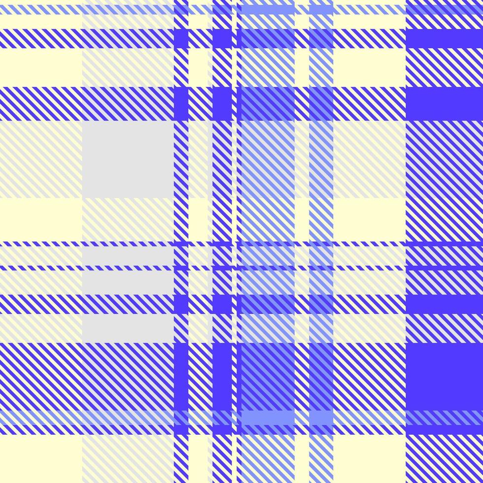 Pastel blue and yellow plaid pattern. Ideal for textile design, website backgrounds, or fashion illustrations. Subtle yet stylish, this repeating texture offers a fresh, modern aesthetic. vector