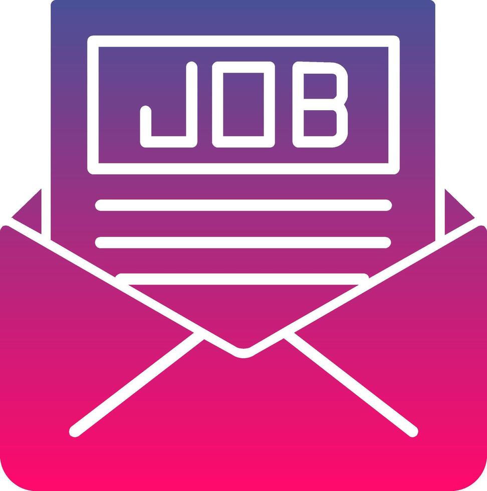 Job Offer Creative Icon Symbol Art Sign vector