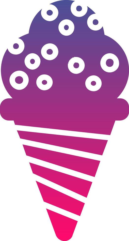 Ice Cream Cone Creative Icon Symbol Art Sign vector