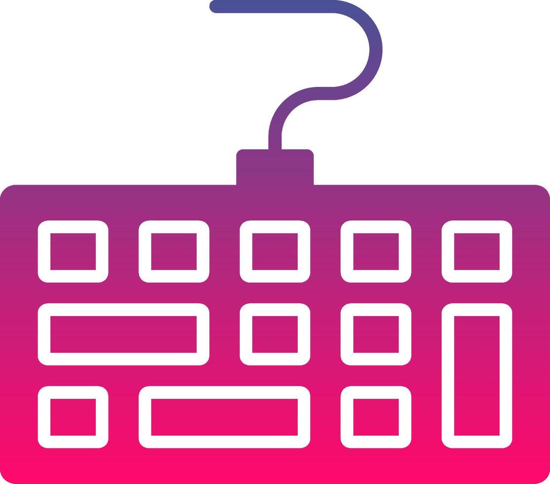 Keyboard Creative Icon Symbol Art Sign vector