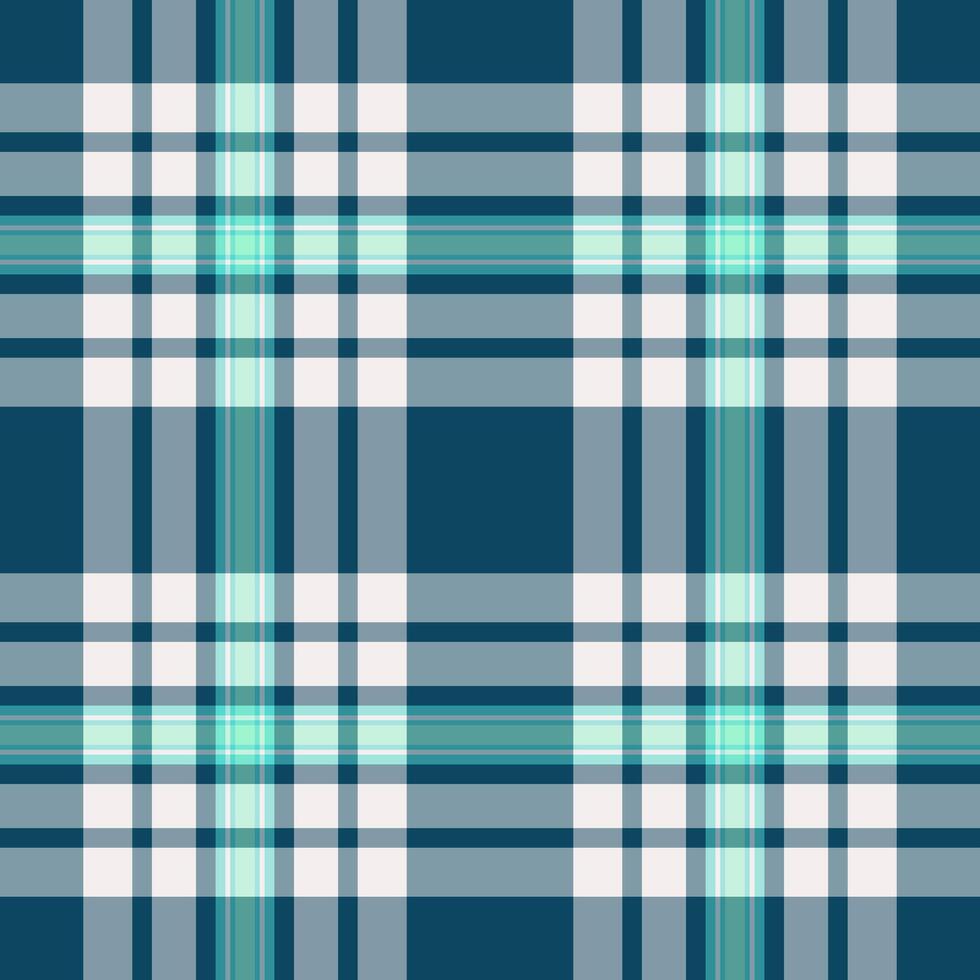 Group tartan background texture, close-up pattern plaid fabric. Worldwide check seamless textile in pastel and cyan colors. vector