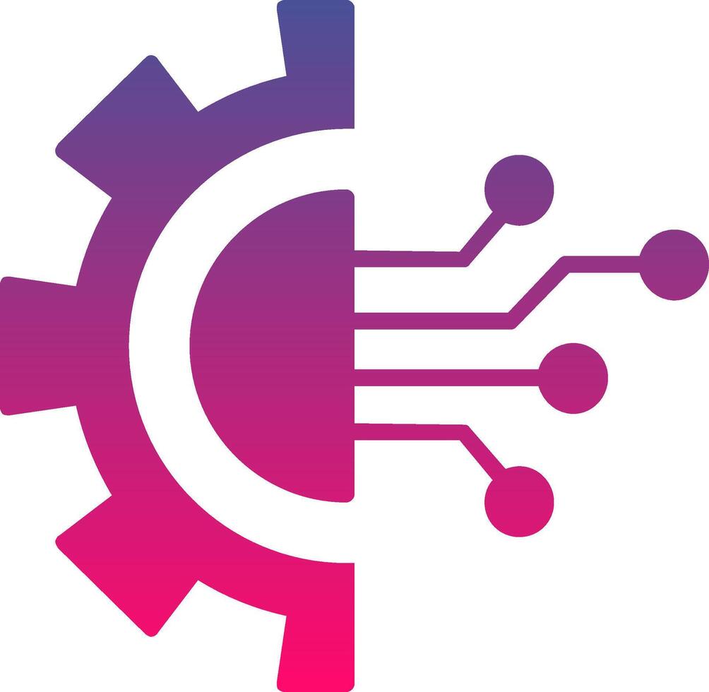 Digital Transformation Creative Icon Symbol Art Sign vector