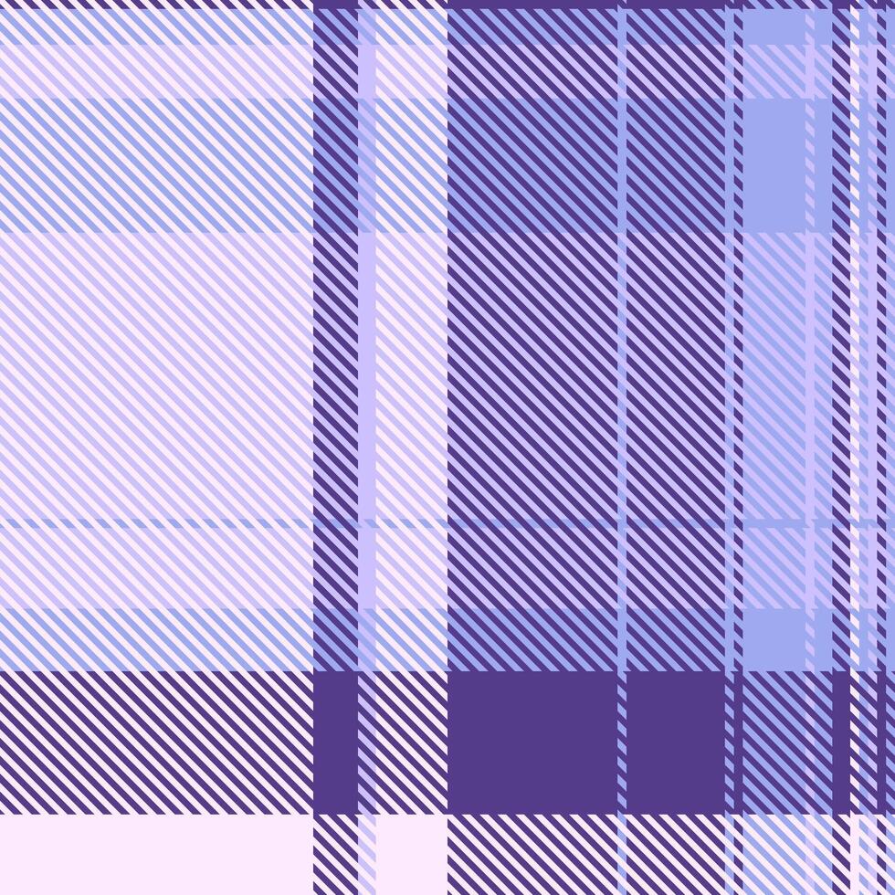 Subtle pastel purple and lavender plaid pattern. A calming, minimalist design perfect for backgrounds, textiles, or fashion projects. Evokes feelings of serenity and sophistication. vector